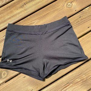 Under Armour black stretch shorts